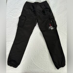 Men's black cargo pants EX-PLO Joggers State of crew Soc Size M